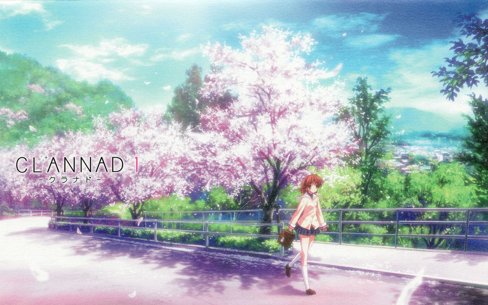 Обои для рабочего стола Нагиса Фурукава / Nagisa Furukawa из аниме Кланнад / Clannad