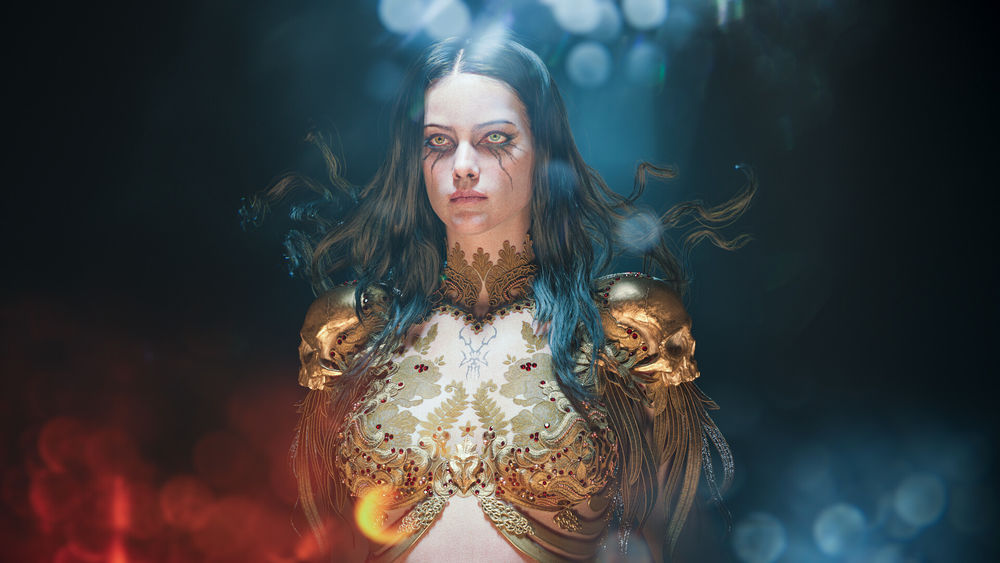Обои для рабочего стола Фан-арт Diablo Lilith, by Ching-Kai Yen