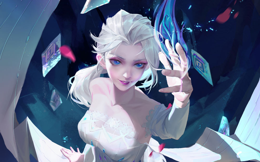 Обои для рабочего стола Elsa / Эльза из мультфильма Frozen 2 / Холодное сердце 2, by Star Academy