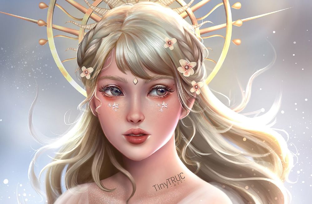 Обои для рабочего стола Princess Aphrodite / принцесса Афродита, by TinyTruc