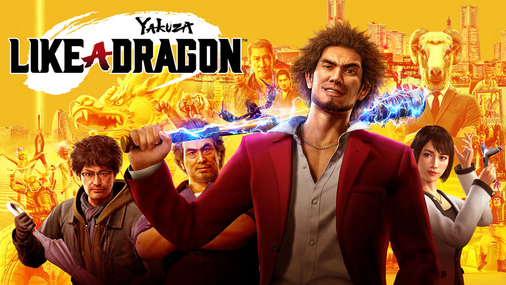 Обои для рабочего стола Якудза из видеоигры Yakuza Like a Dragon / Якудза как Дракон