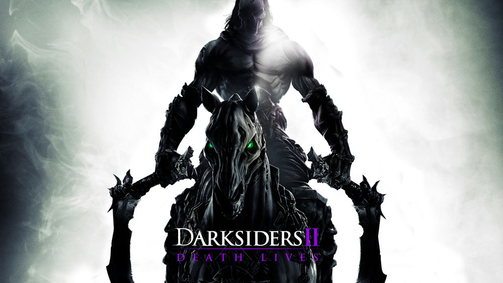 Обои для рабочего стола Всадник Апокалипсиса Death / Смерть из видеоигры Darksiders 2 Death Lives / Сторонники Тьмы 2 Смерть Живет, Gunfre Games