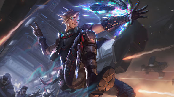 Обои на рабочий стол Ezreal / Эзреаль из игры League of Legends / Лига Легенд