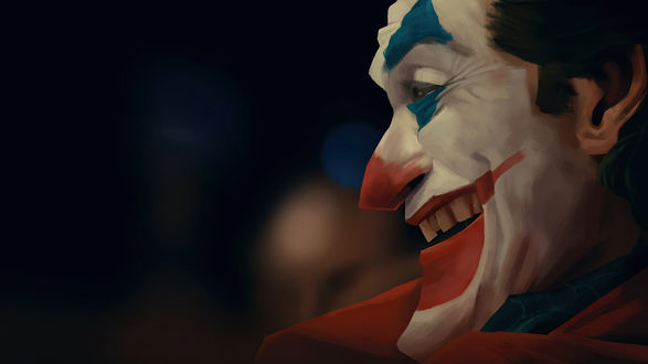 Обои на рабочий стол Улыбающийся Джокер / Joker из комиксов, DC Comics