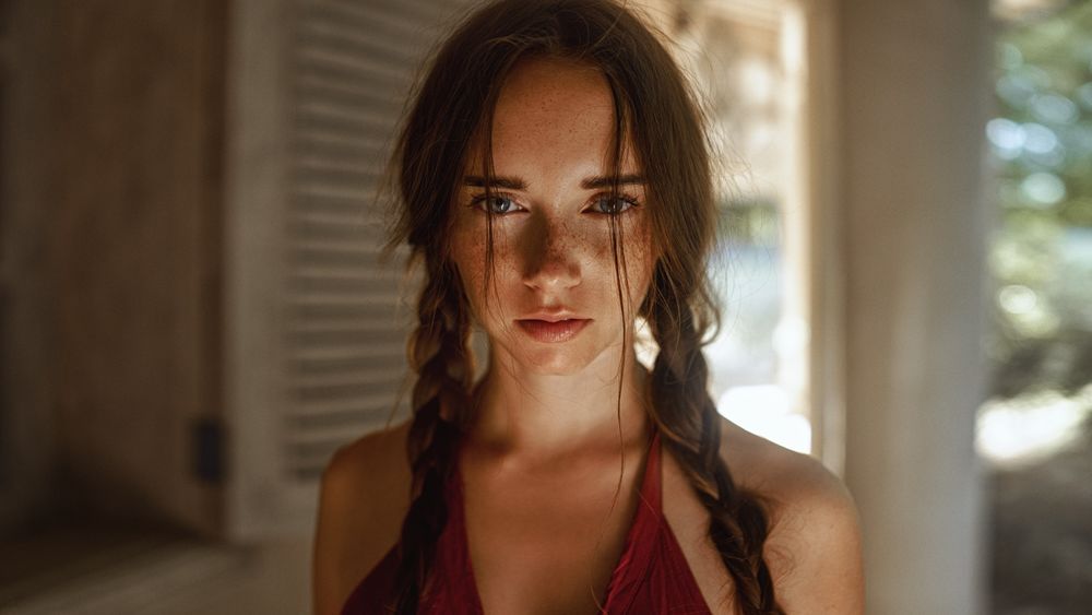 Обои для рабочего стола Модель Anastasia Nelen / Анастасия Нелень, фотограф Георгий Чернядьев