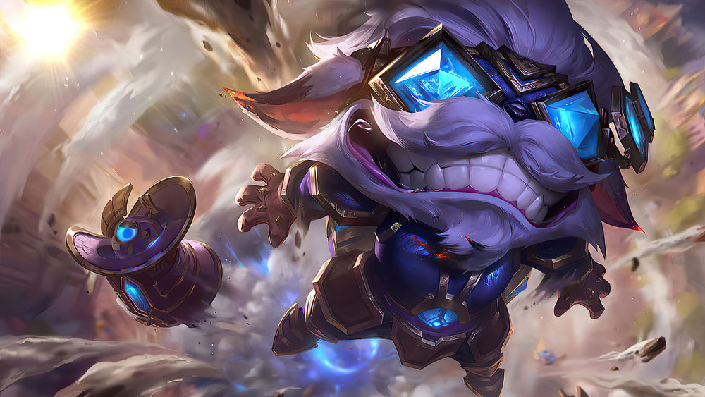 Обои для рабочего стола Ziggs / Зиг из видеоигры League of Legends / Лига Легенд