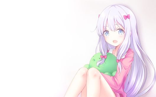Обои на рабочий стол Sagiri Izumi / Сагири Изуми из аниме Eromanga-sensei / Эроманга-сэнсэй