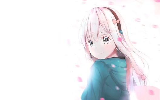 Обои на рабочий стол Sagiri Izumi / Сагири Изуми из аниме Eromanga-sensei / Эроманга-сэнсэй