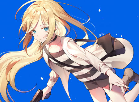Обои на рабочий стол Rachel Gardner / Рэйчел Гарднер из аниме Satsuriku no Tenshi / Ангел кровопролития