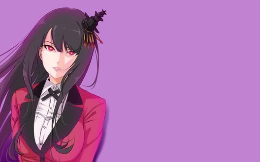 Обои Yumeko Jabami / Юмэко Джабами из аниме Kakegurui / Безумный азарт