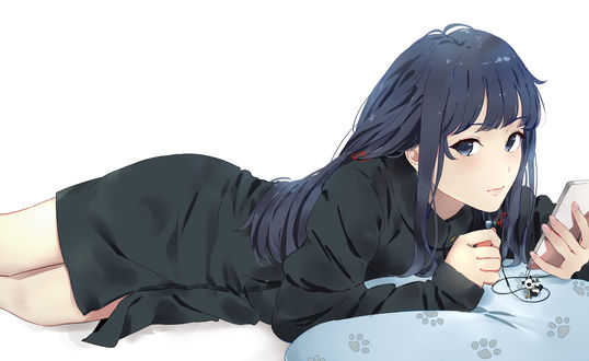 Обои на рабочий стол Yukino Yukinoshita / Юкино Юкиношита из аниме Yahari Ore no Seishun Love Comedy wa Machigatteiru / ак и ожидалось, моя школьная романтическая жизнь не удалась