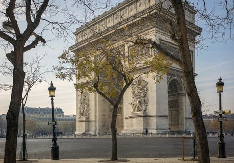 Обои на рабочий стол Триумфальная арка, Париж / Paris, Франция / France
