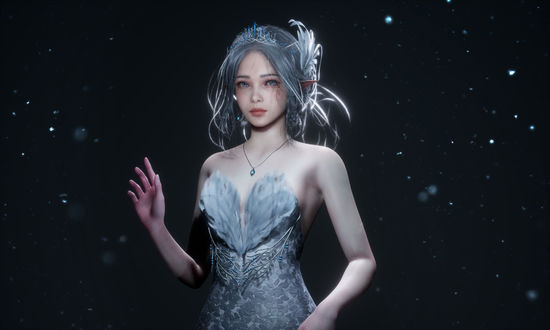 Обои на рабочий стол Принцесса из комиксов GhostBlade / Призрачный Клинок, 3D FanArt by LEE GH