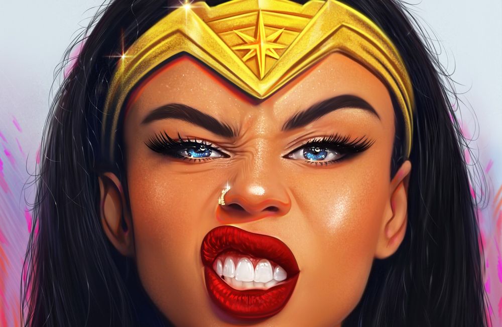 Обои для рабочего стола Персонаж WonderWoman / чудо-женщина, by Yasar VURDEM