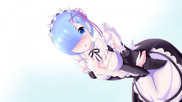 Обои на рабочий стол Rem / Рем из аниме Re:Zero kara Hajimeru Isekai Seikatsu / Re:Zero. Жизнь с нуля в альтернативном мире