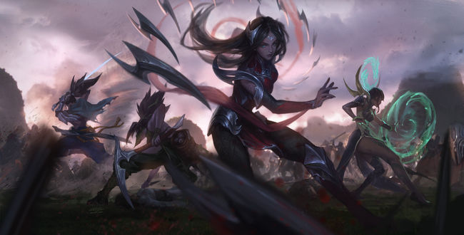 Обои на рабочий стол Ionia / Иония из игры League of Legends / Лига Легенд, by Bo Chen