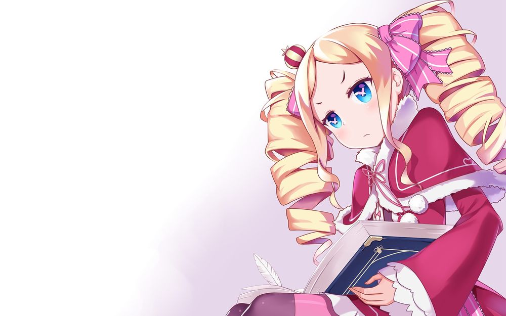 Обои для рабочего стола Beatrice / Беатри из аниме Re: Zero kara Hajimeru Isekai Seikatsu / Re: Жизнь в альтернативном мире с нуля