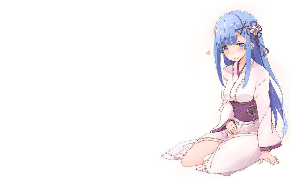 Обои для рабочего стола Rem / Рем из аниме Re:Zero kara Hajimeru Isekai Seikatsu / Re:Zero. Жизнь с нуля в альтернативном мире