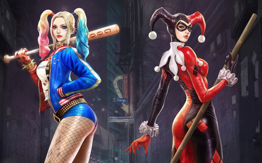 Обои на рабочий стол Harley Quinn / Харли Квинн, by Kim Sung Hwan