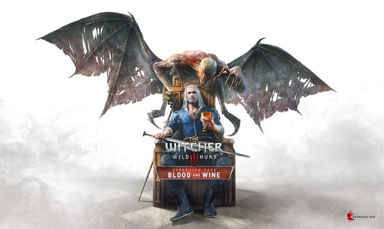 Обои на рабочий стол Геральд / Gerald и демон из игры Witcher / Ведьмак, by Darek Zabrocki