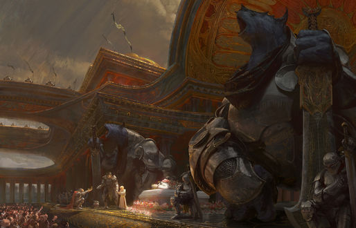 Обои на рабочий стол Коронация наследника престола, by Campbell White