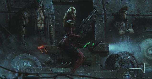 Обои на рабочий стол Bounty Hunters / Охотники за головами, by Andrew Domachowski