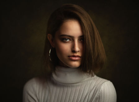 Обои на рабочий стол Портрет модели Emily / Эмилия, фотограф Zachar