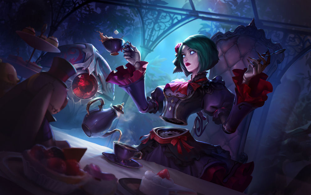 Обои для рабочего стола Orianna / Орианна из игры League of Legends / Лига Легенд, by Tina Wei
