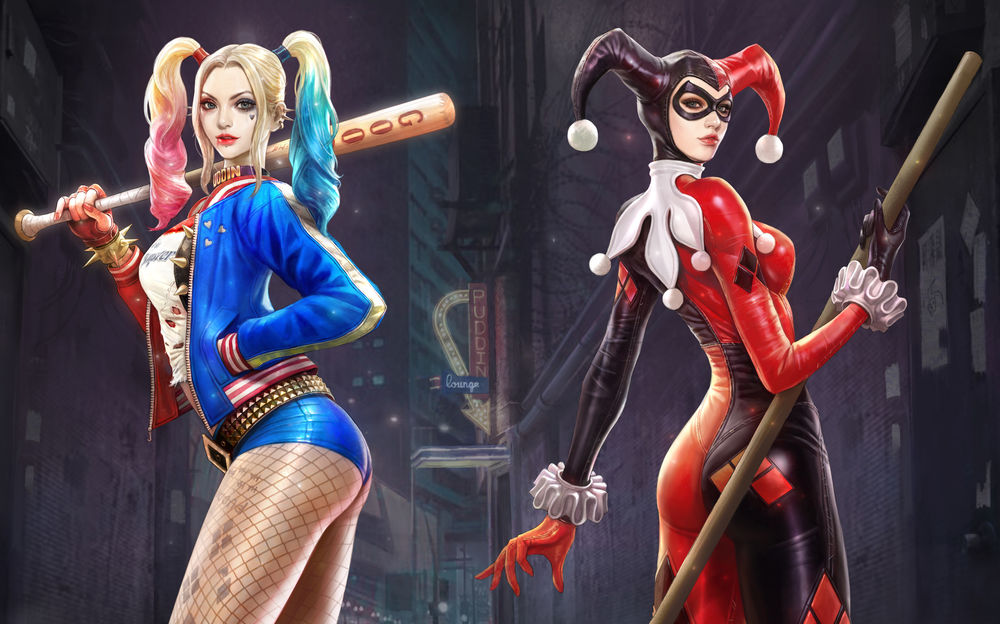 Обои для рабочего стола Harley Quinn / Харли Квинн, by Kim Sung Hwan