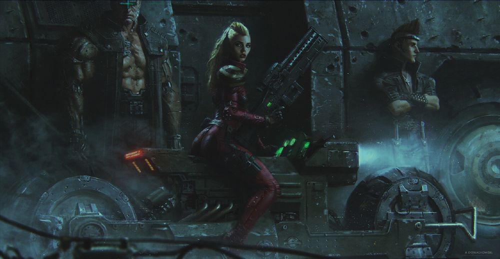 Обои для рабочего стола Bounty Hunters / Охотники за головами, by Andrew Domachowski