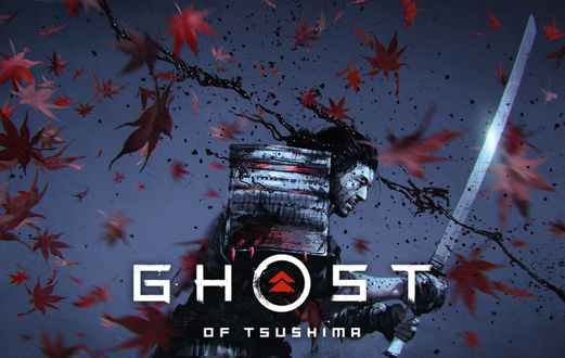 Обои на рабочий стол Самурай из игры Ghost of Tsushima / Призрак Цусимы, by Omer Burak Onal