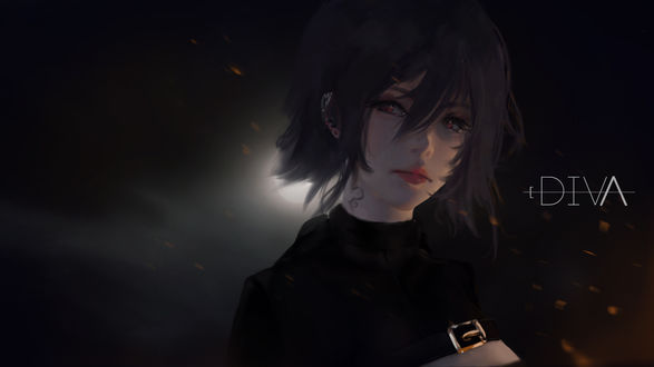 Обои на рабочий стол Портрет девушки, оригинальный персонаж Sira by Div4Online