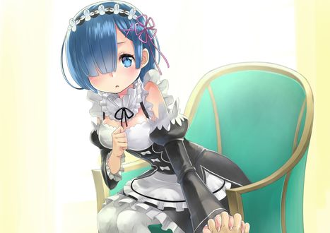 Обои на рабочий стол Rem / Рем из аниме Re:Zero kara Hajimeru Isekai Seikatsu / Re:Zero. Жизнь с нуля в альтернативном мире