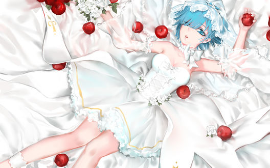 Обои на рабочий стол Rem / Рем из аниме Re:Zero kara Hajimeru Isekai Seikatsu / Re:Zero. Жизнь с нуля в альтернативном мире