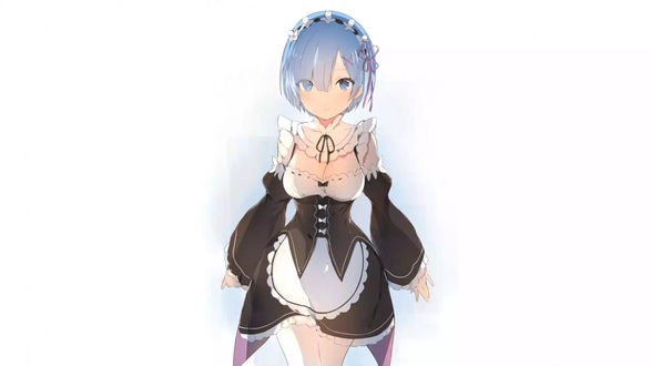 Обои на рабочий стол Rem / Рем из аниме Re:Zero kara Hajimeru Isekai Seikatsu / Re:Zero. Жизнь с нуля в альтернативном мире