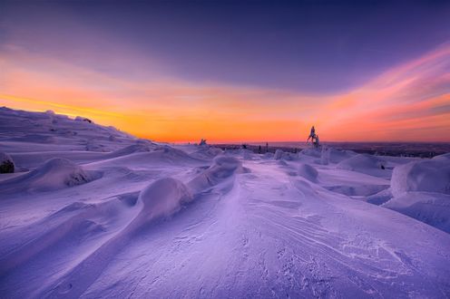 Обои на рабочий стол Зимний пейзаж от фотографа Jоrn Allan Pedersen