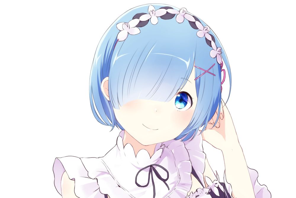 Обои для рабочего стола Rem / Рем из аниме Re:Zero kara Hajimeru Isekai Seikatsu / Re:Zero. Жизнь с нуля в альтернативном мире