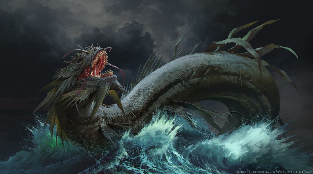 Обои для рабочего стола Морской змей, by Anna Podedworna