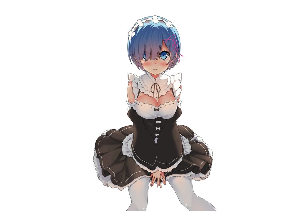 Обои для рабочего стола Rem / Рем из аниме Re:Zero kara Hajimeru Isekai Seikatsu / Re:Zero. Жизнь с нуля в альтернативном мире