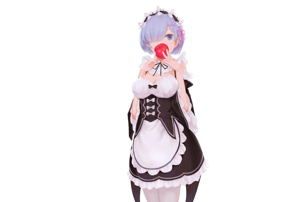 Обои для рабочего стола Rem / Рем из аниме Re:Zero kara Hajimeru Isekai Seikatsu / Re:Zero. Жизнь с нуля в альтернативном мире