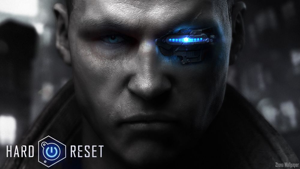 Обои для рабочего стола Мужчина из игры Hard Reset