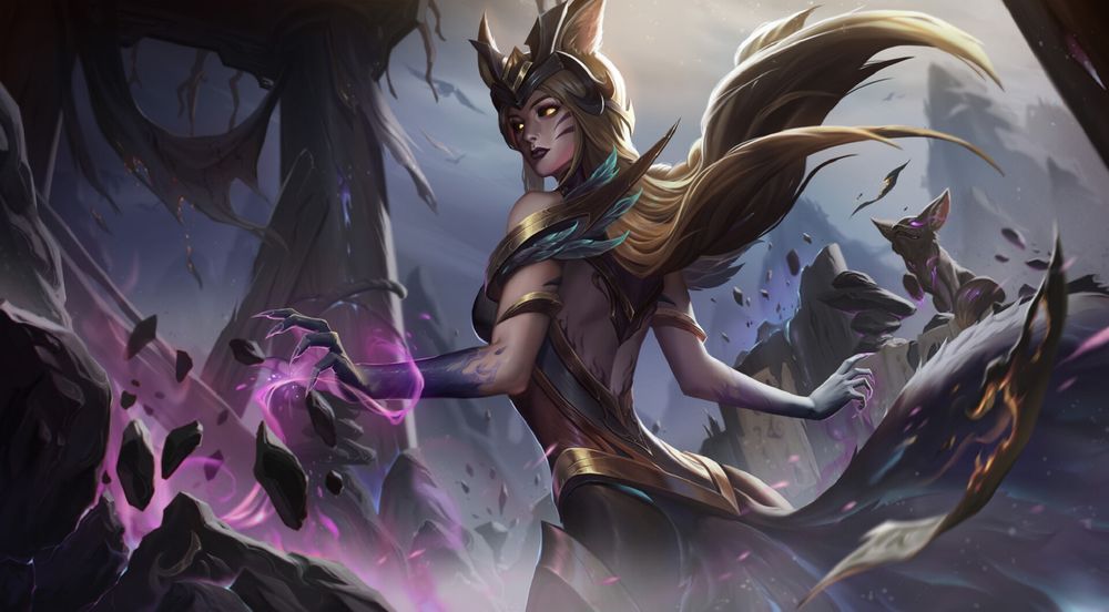 Обои для рабочего стола Ahri / Ари из игры League of Legends / Лига Легенд, by Unstable Anomaly
