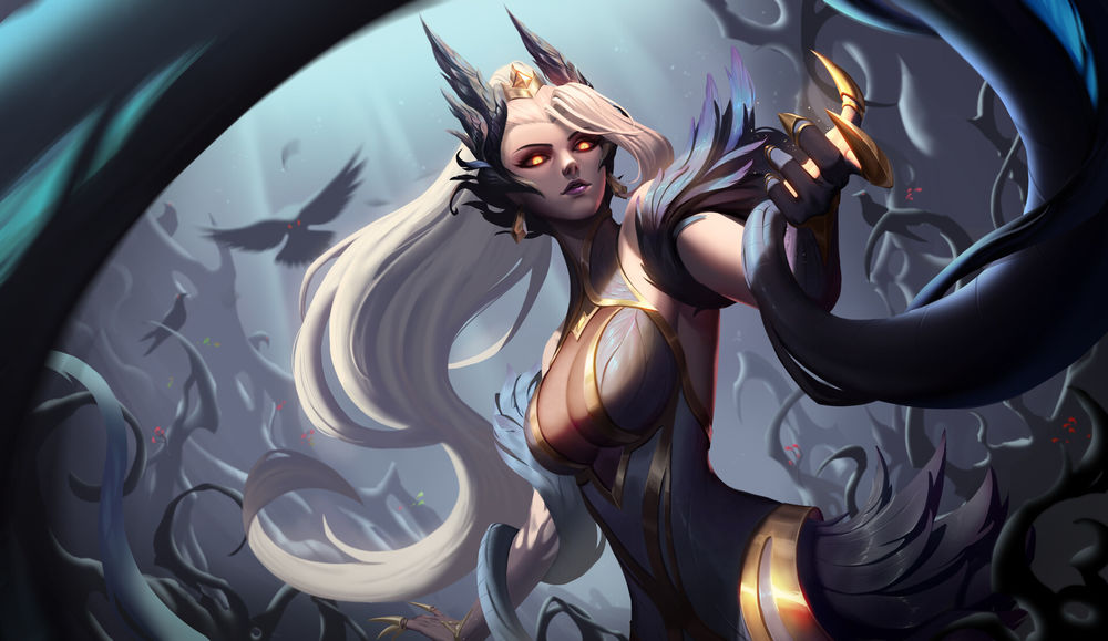 Обои для рабочего стола Zyra / Зира из игры League of Legends / Лига Легенд, by Unstable Anomaly