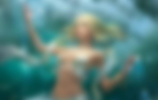 Обои на рабочий стол Девушка с украшением на голове под водой, игра Legend of the Cryptids