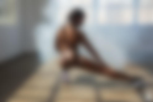 Обои на рабочий стол Темнокожая девушка-модель Ana Foxxx позирует для журнала Playboy, фотограф Cassandra Keyes