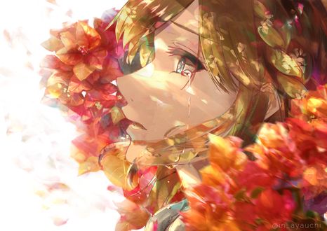 Обои на рабочий стол Violet Evergarden / Вайолет Эвергарден из аниме Violet Evergarden, by in_ayauchi