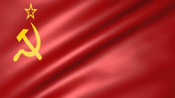 Обои на рабочий стол Государственный флаг Советского Союза