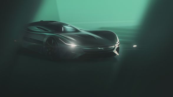 Обои на рабочий стол Концепт автомобиля Jaguar Vision GT SV