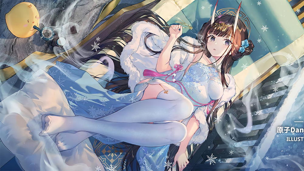 Обои для рабочего стола Noshiro / Ноширо персонаж из мобильной браузерной игры и аниме Azur Lane / Лазурный путь