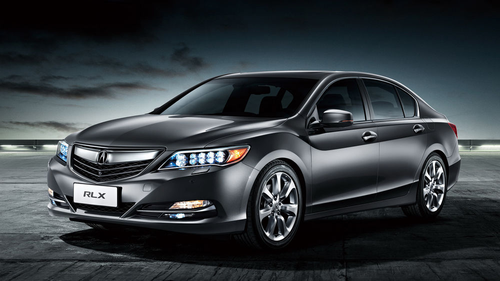 Обои для рабочего стола Седан цвета металлик Акура / Acura RLX CN-Spec